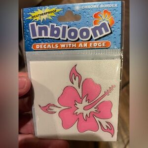 Hawaiian Flower 🌺 Decal NWT